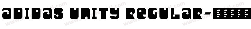 Adidas Unity Regular字体转换
